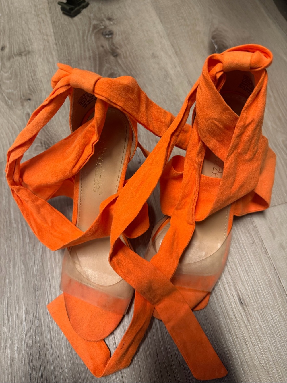Orange Wrap-Around Women's Sandals